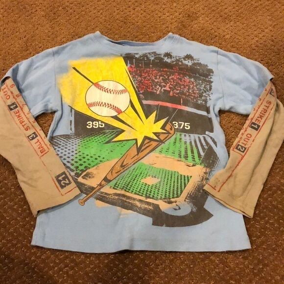 City Threads Baseball Theme Long sleeve Shirt - Picture 1 of 6